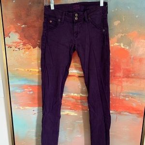 Hudson jeans size 25 deep purple color
